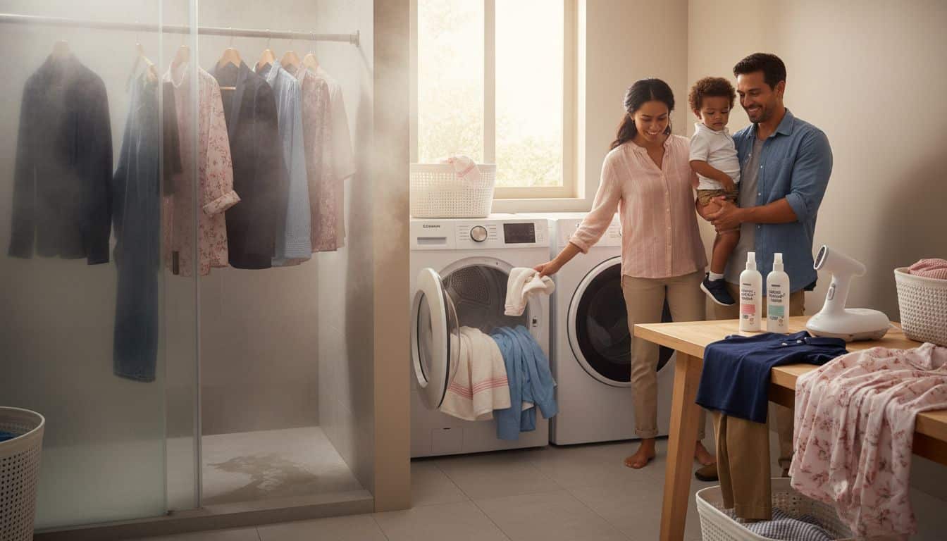 laundry room dewrinkling