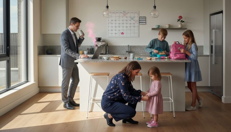 family morning routine