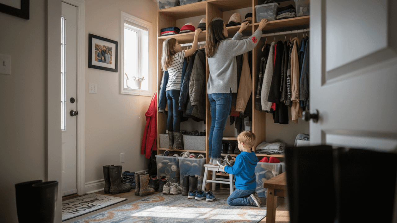 Front Closet Organization Ideas: 4 Tips Save 30% Space
