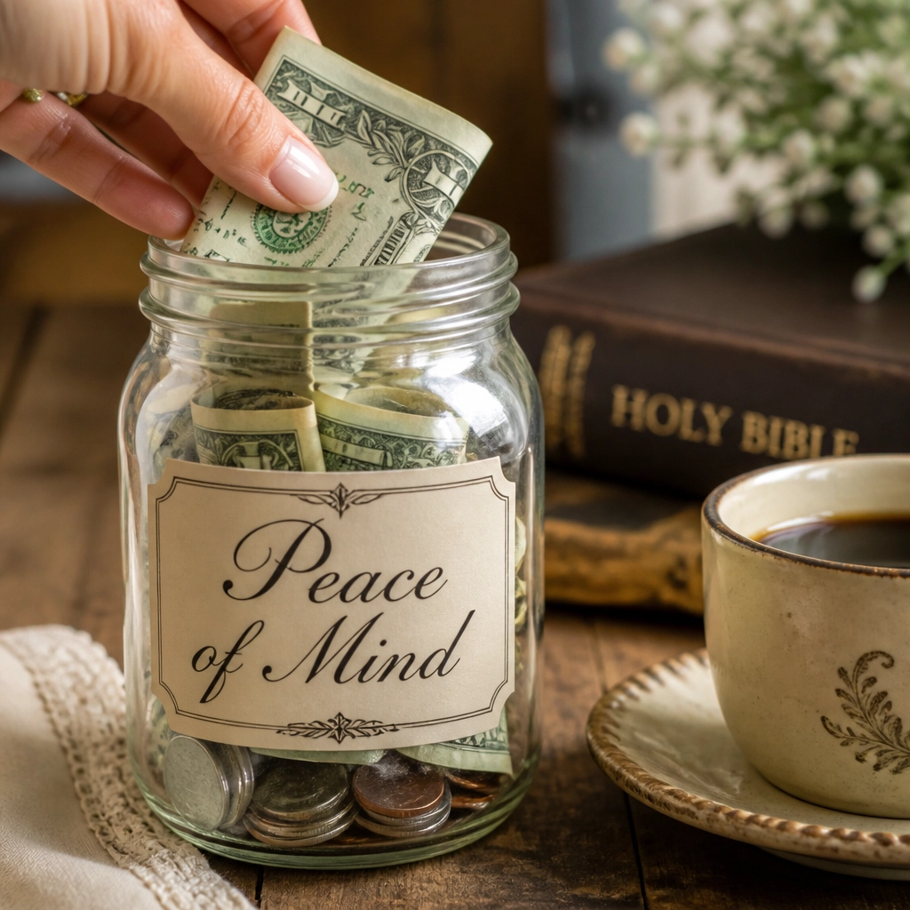 Saving money for peace of mind