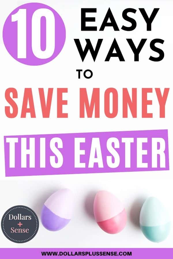 save money this easter pin