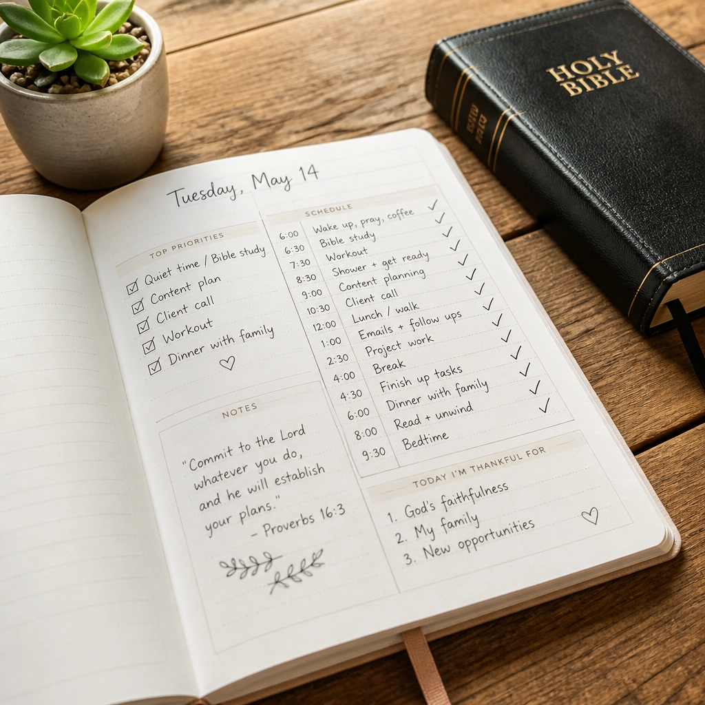 Organized Daily Planner