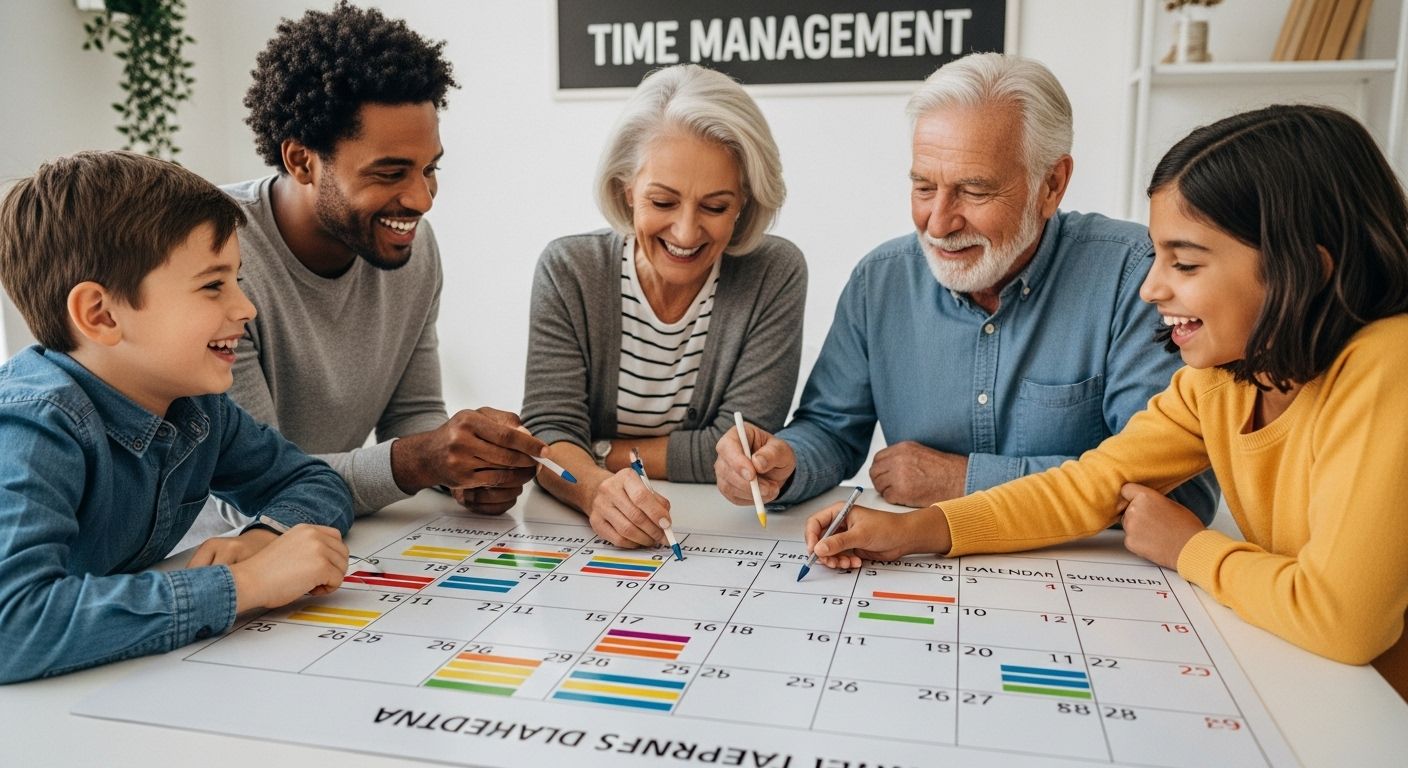 family calendar blocking