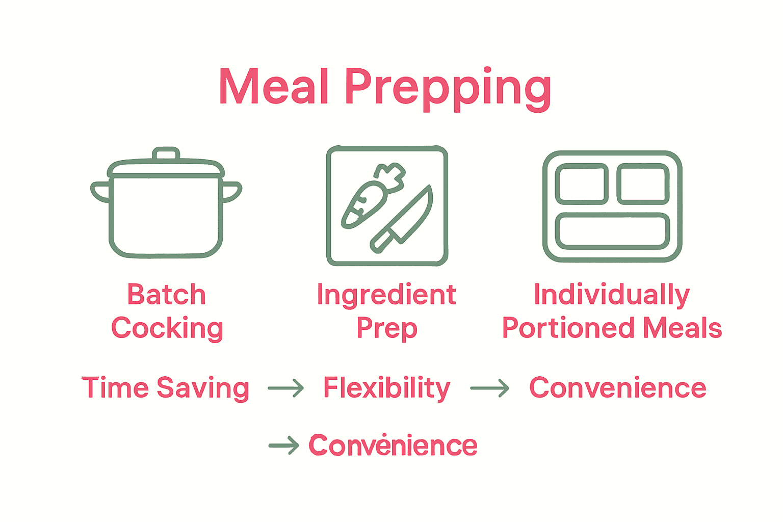 Comparison of three family meal prep methods