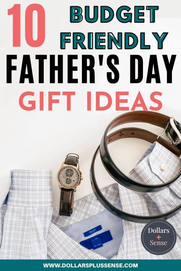 budget friendly father's day gift ideas pin