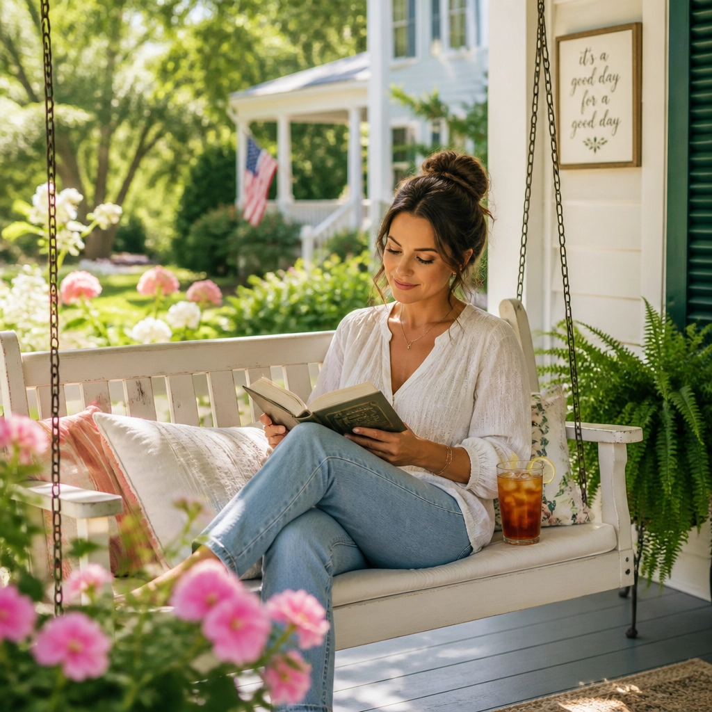 Porch Relaxation and Self-Care