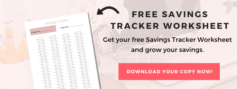 FREE Savings Tracker