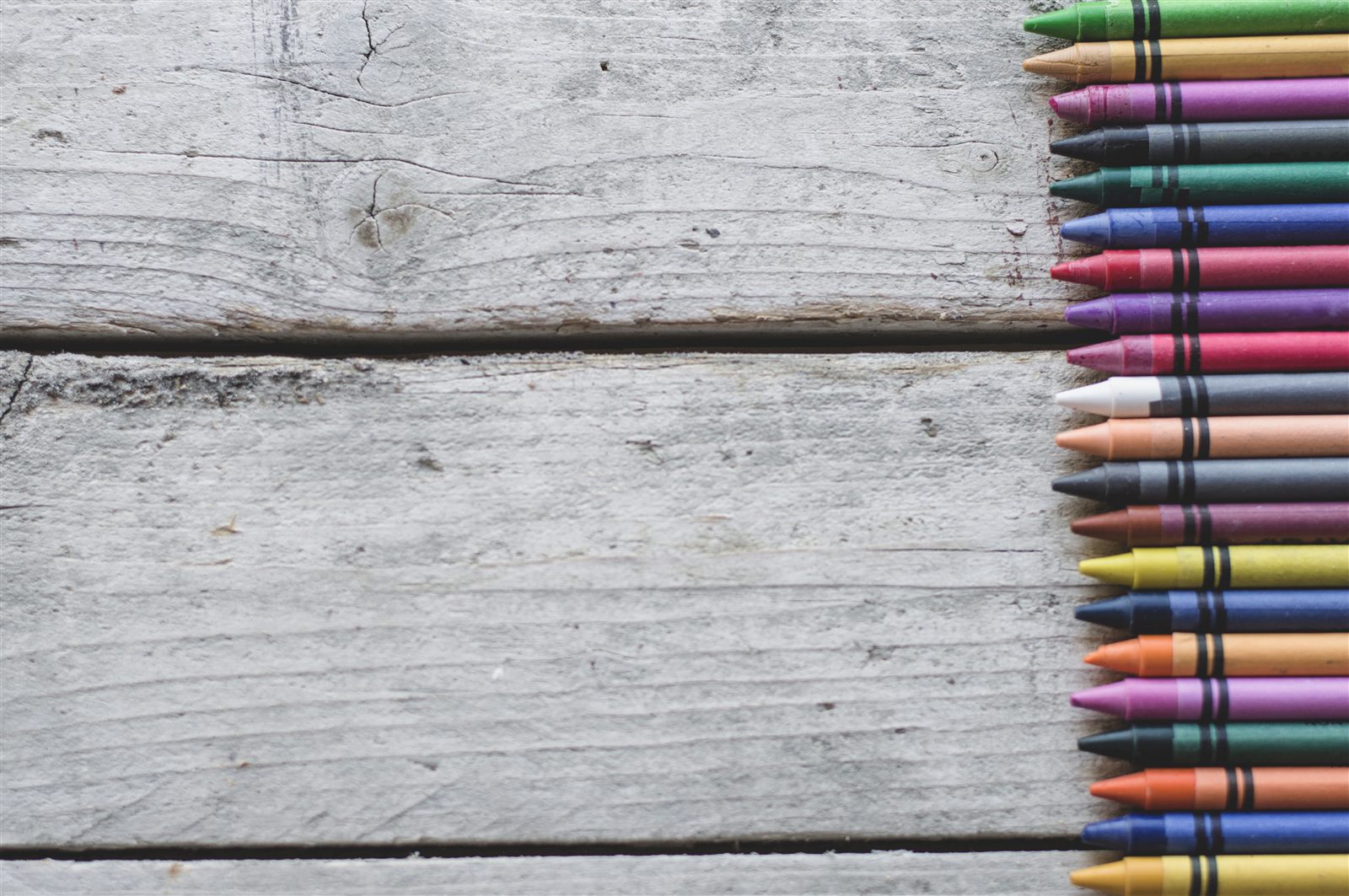 Crayons ready for free printable activities for kids
