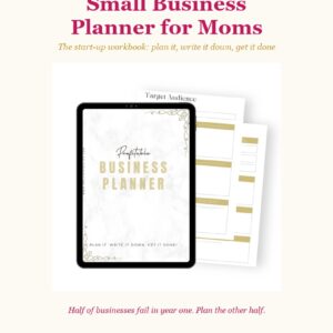 Small Business Planner for Moms: Start-Up Workbook (PDF) - cover