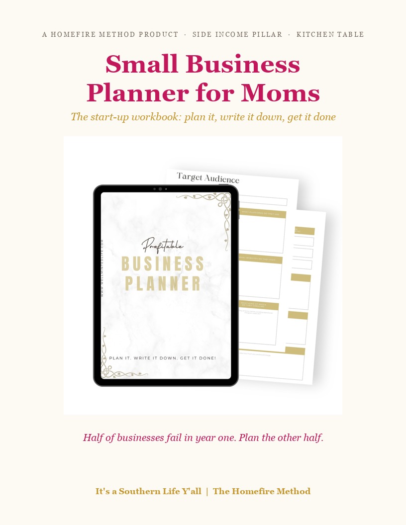 Small Business Planner for Moms: Start-Up Workbook (PDF) - cover