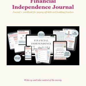 Financial Independence Journal + Workbook (PDF) - cover